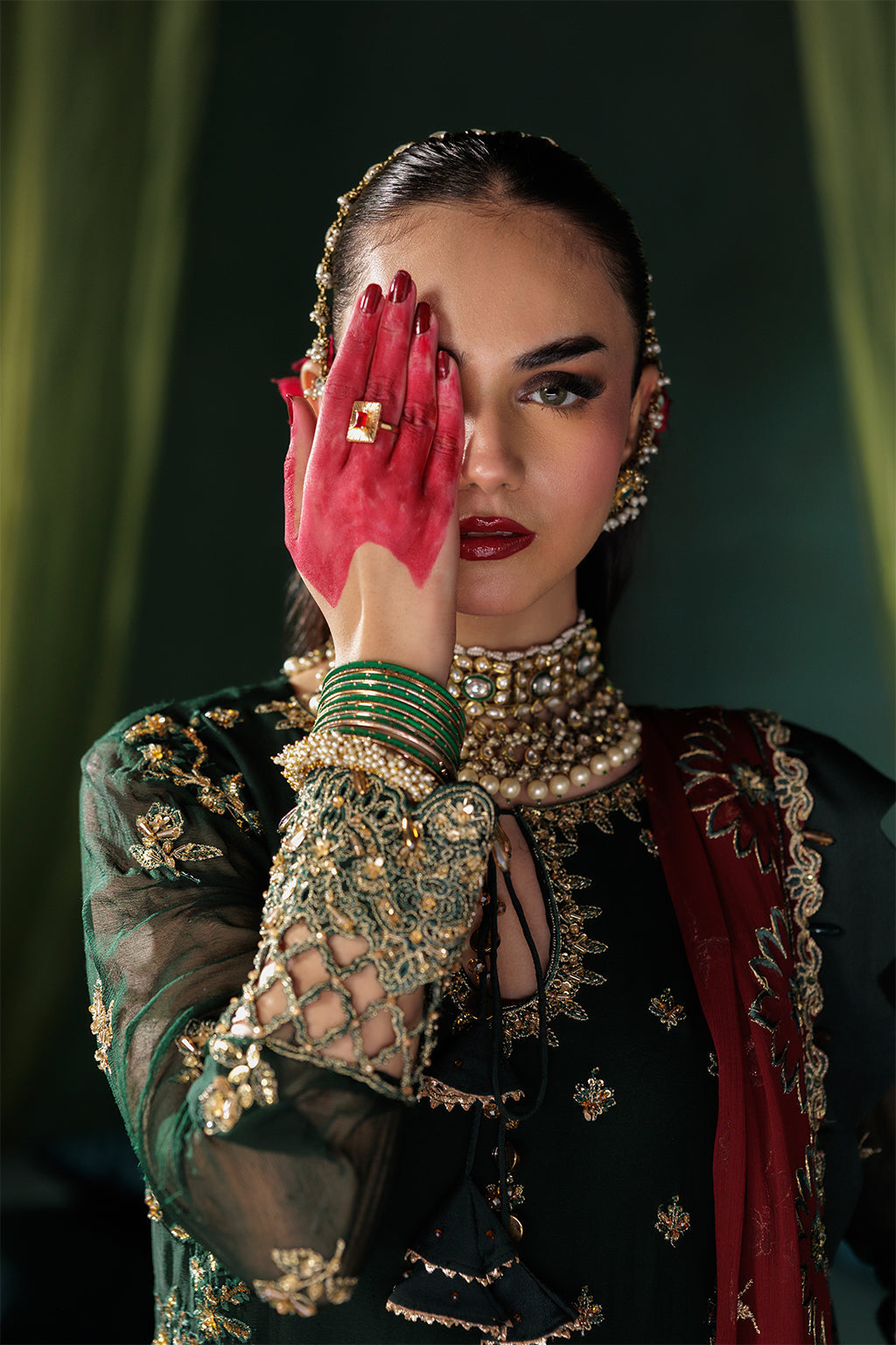 Panache By Meeral Official Unstitched 3 Piece Luxury Chiffon Formals Collection'2025-D-03