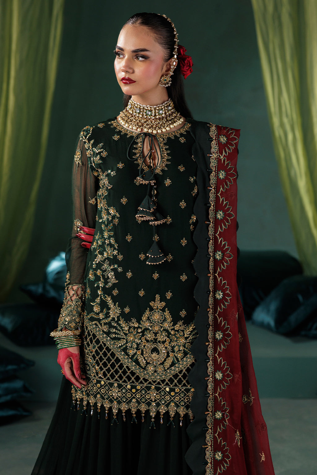 Panache By Meeral Official Unstitched 3 Piece Luxury Chiffon Formals Collection'2025-D-03