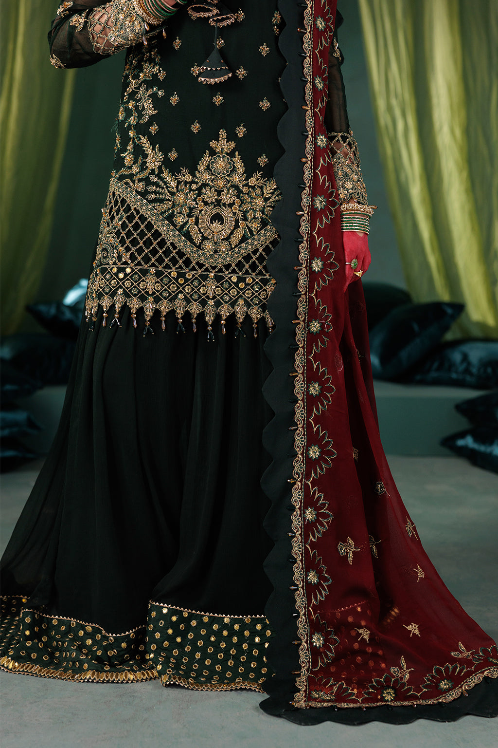 Panache By Meeral Official Unstitched 3 Piece Luxury Chiffon Formals Collection'2025-D-03