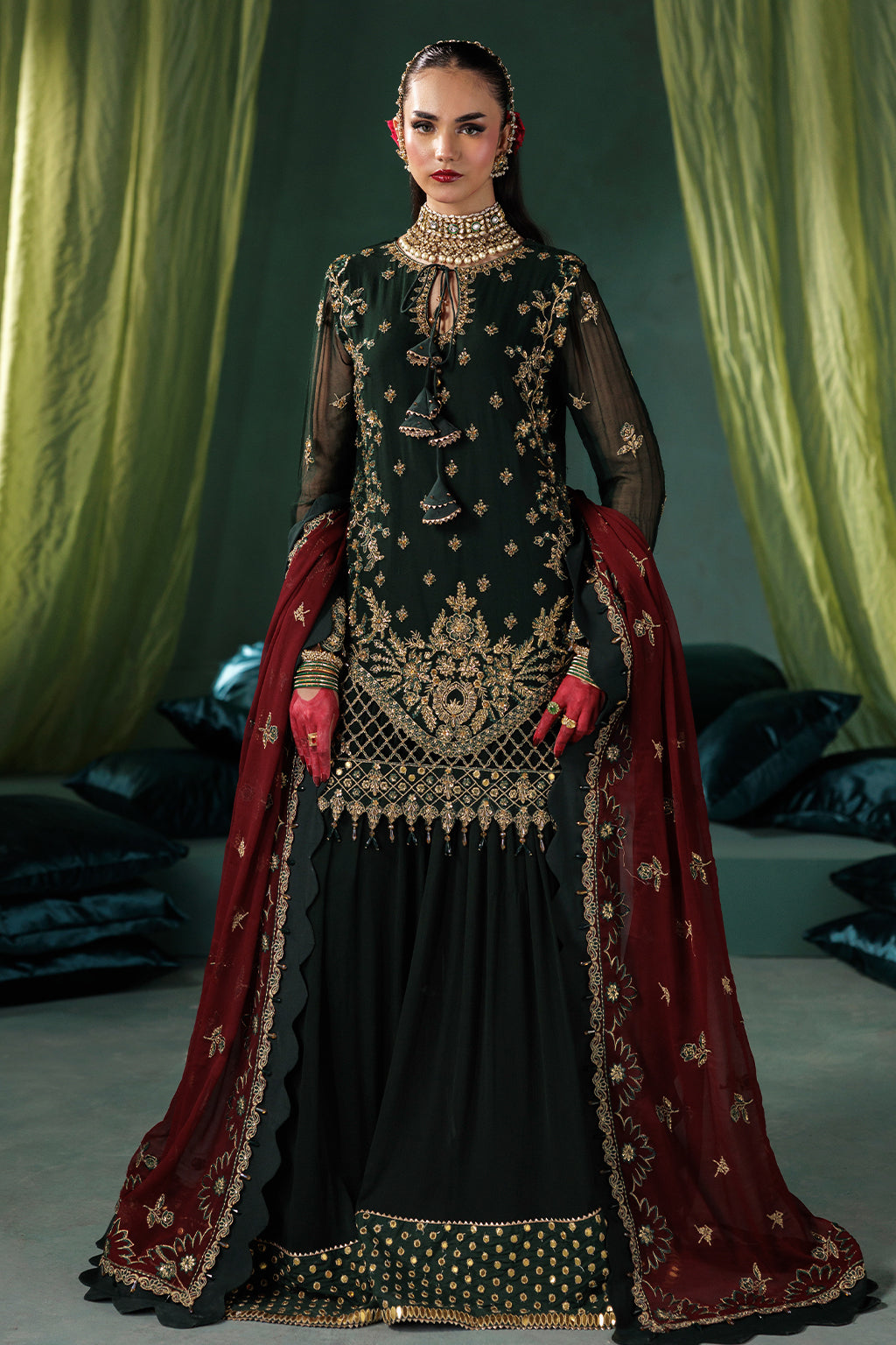 Panache By Meeral Official Unstitched 3 Piece Luxury Chiffon Formals Collection'2025-D-03
