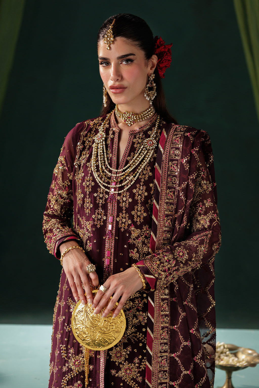 Panache By Meeral Official Unstitched 3 Piece Luxury Chiffon Formals Collection'2025-D-06