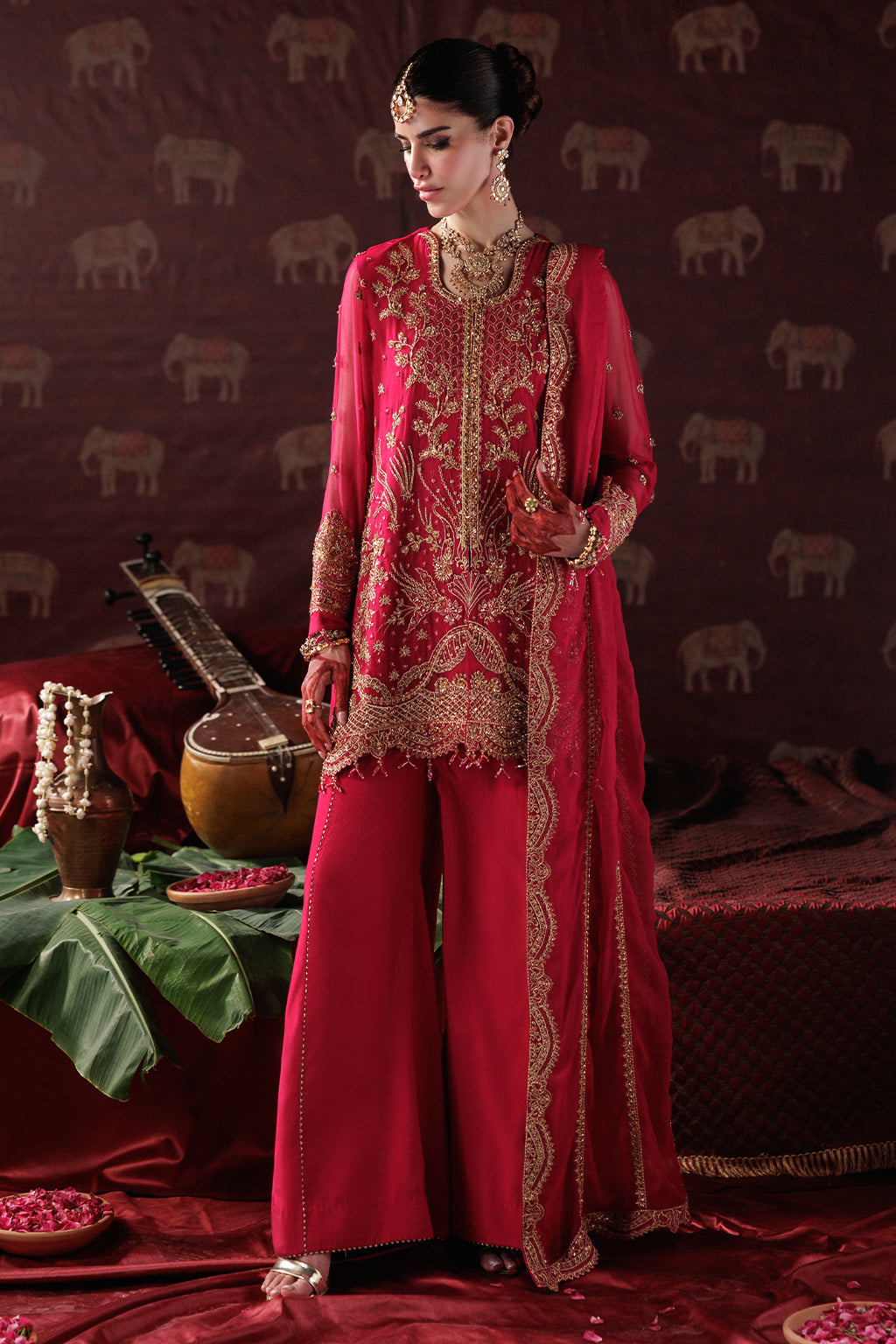 Panache By Meeral Official Unstitched 3 Piece Luxury Chiffon Formals Collection'2025-D-01