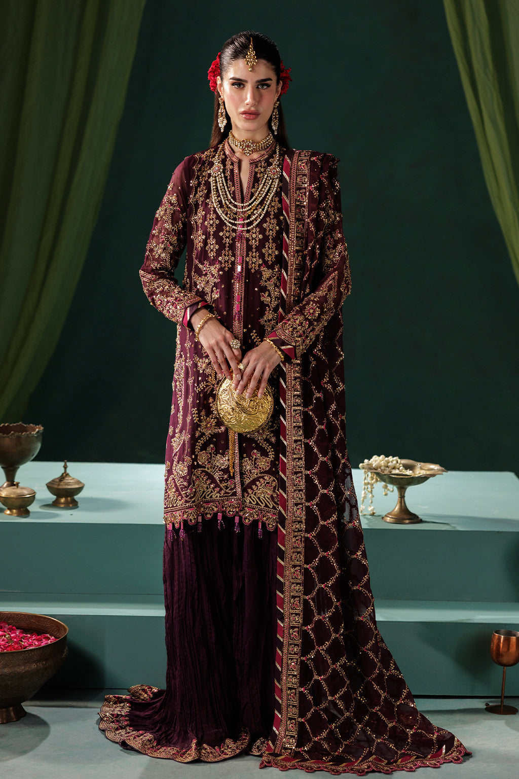 Panache By Meeral Official Unstitched 3 Piece Luxury Chiffon Formals Collection'2025-D-06