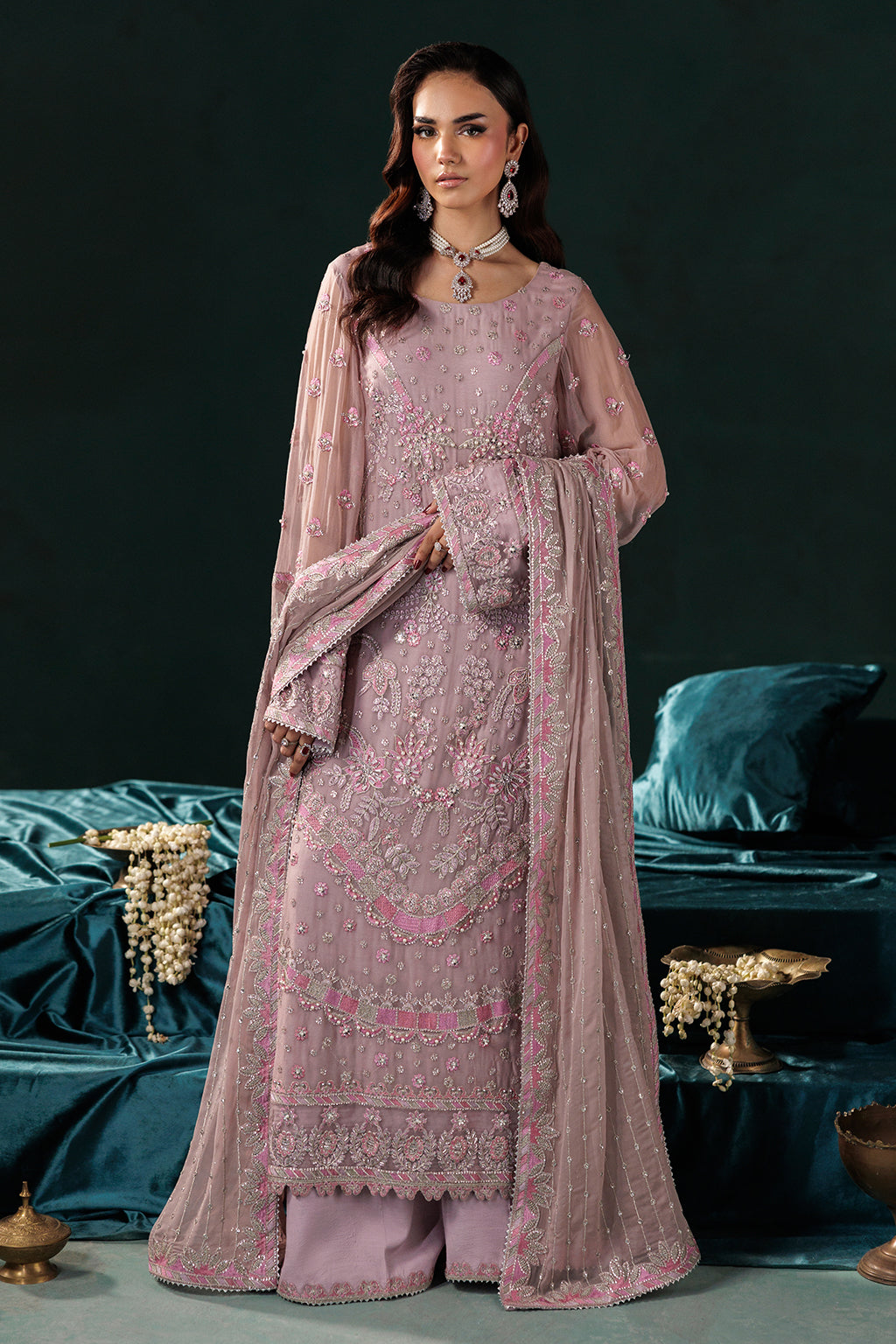 Panache By Meeral Official Unstitched 3 Piece Luxury Chiffon Formals Collection'2025-D-07