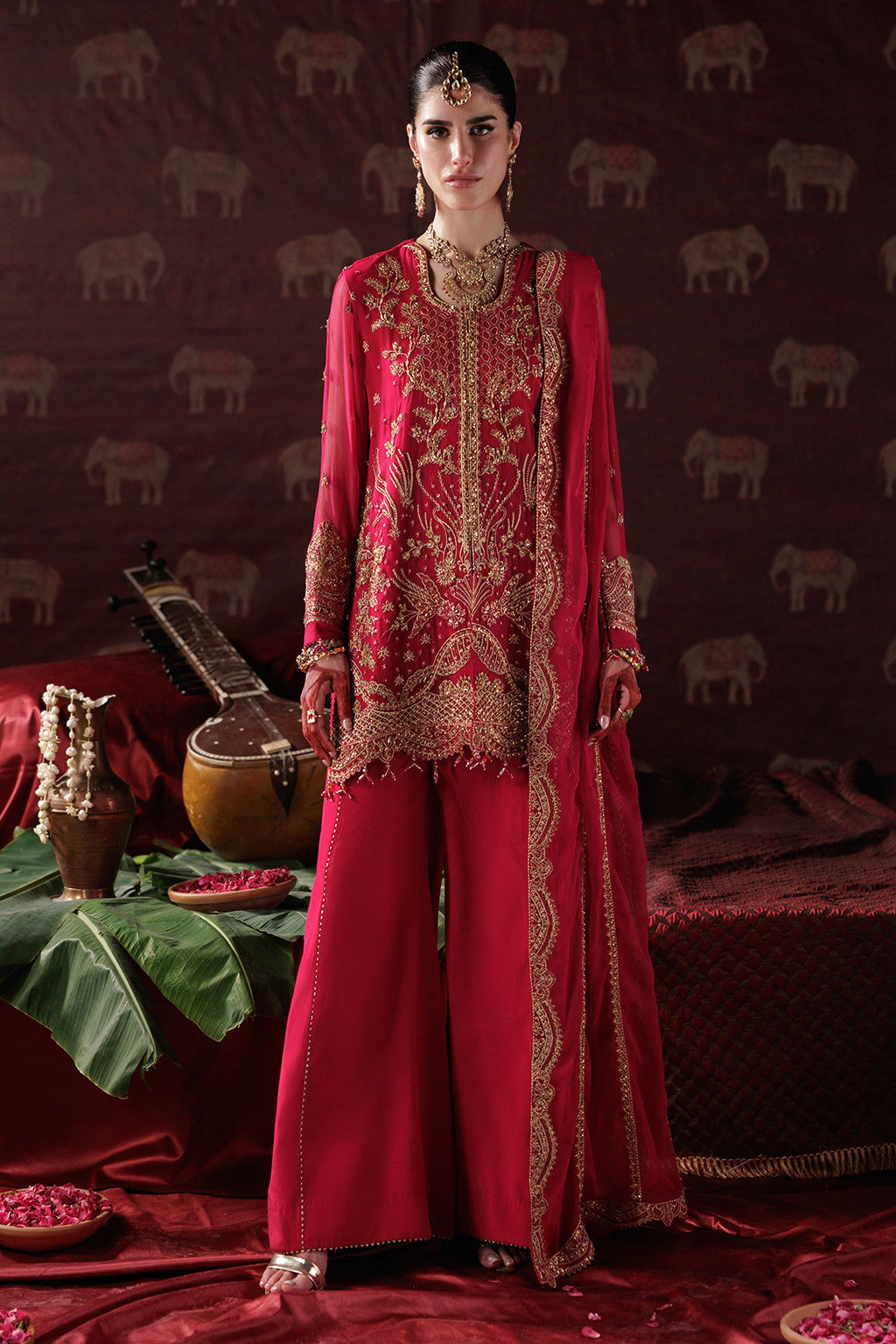 Panache By Meeral Official Unstitched 3 Piece Luxury Chiffon Formals Collection'2025-D-01