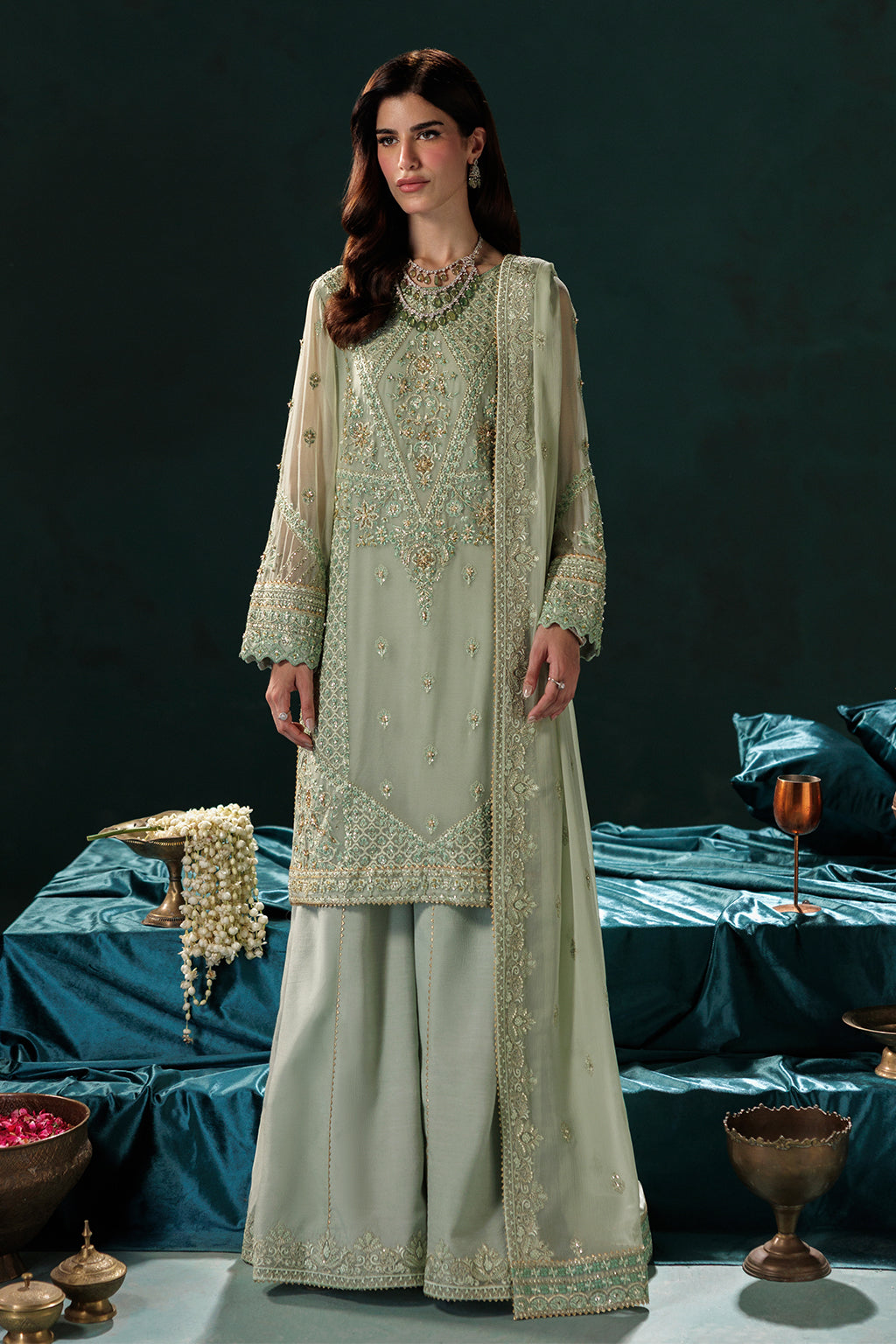 Panache By Meeral Official Unstitched 3 Piece Luxury Chiffon Formals Collection'2025-D-09