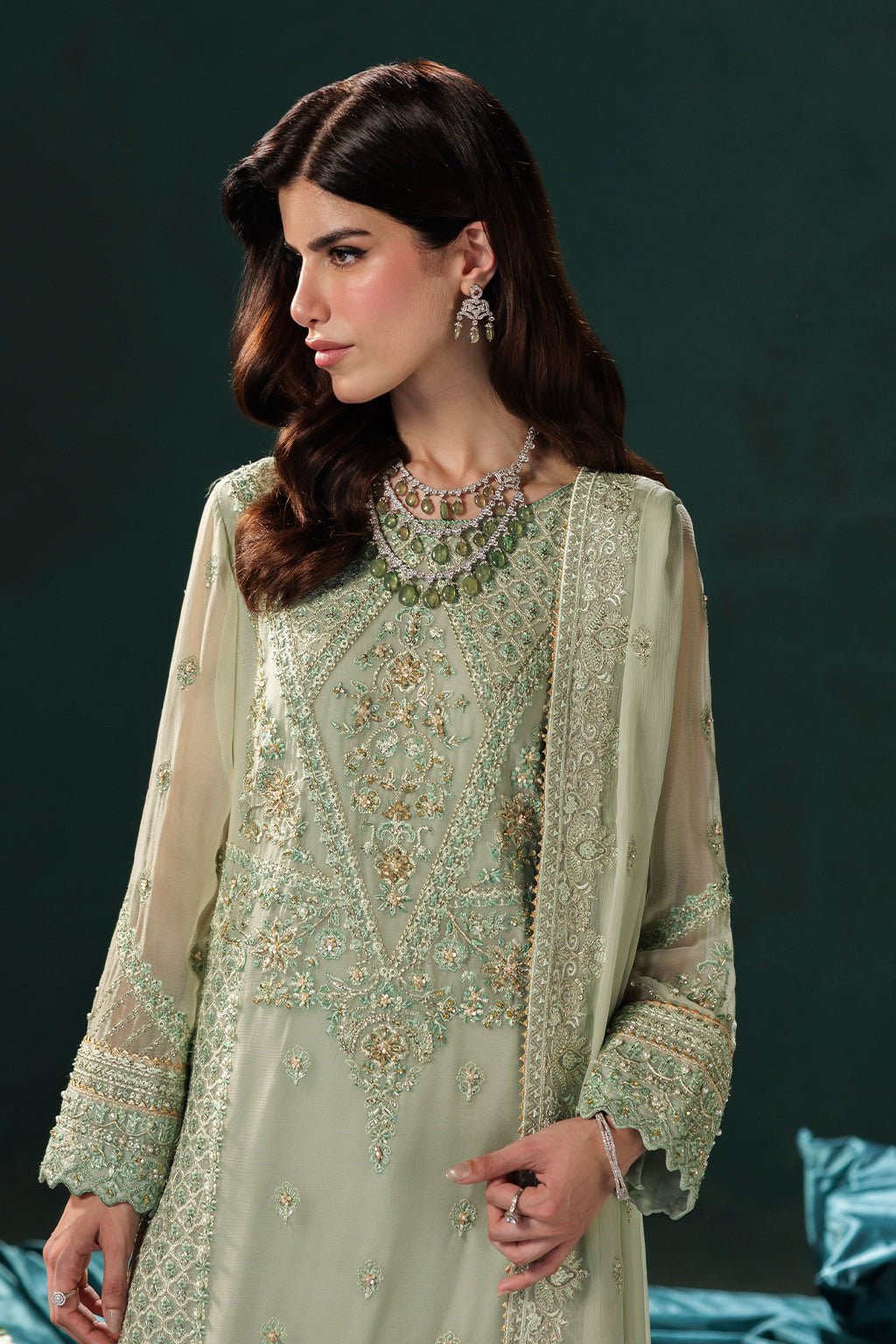 Panache By Meeral Official Unstitched 3 Piece Luxury Chiffon Formals Collection'2025-D-09