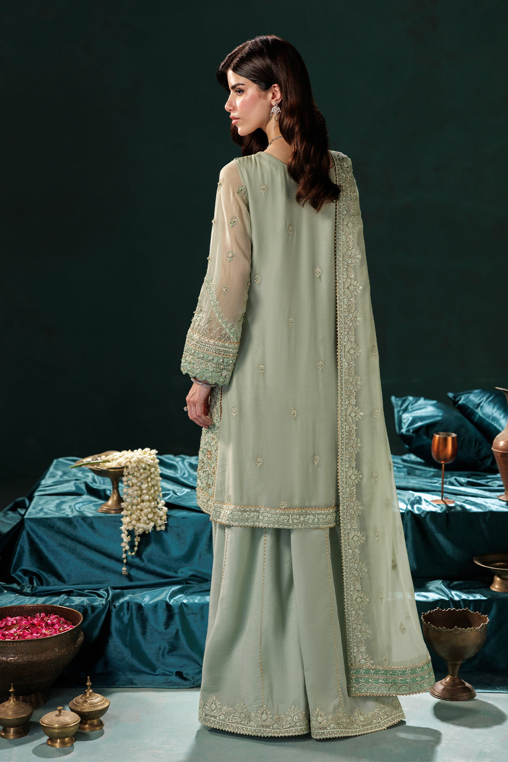 Panache By Meeral Official Unstitched 3 Piece Luxury Chiffon Formals Collection'2025-D-09