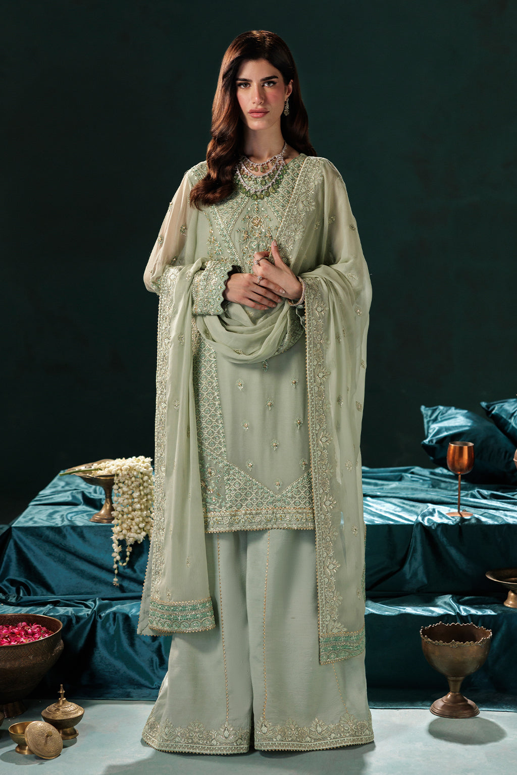 Panache By Meeral Official Unstitched 3 Piece Luxury Chiffon Formals Collection'2025-D-09