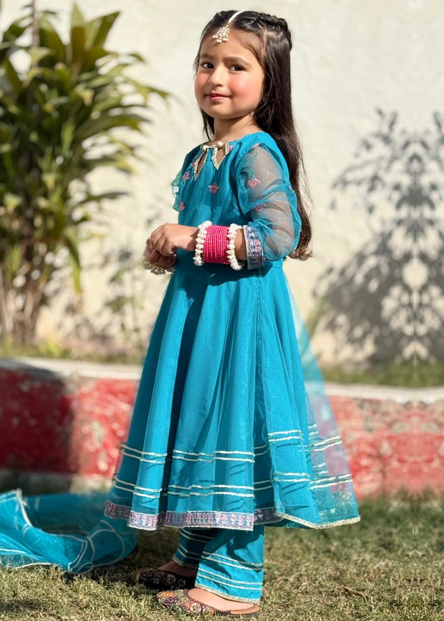 Modest Stitched 3 Piece Festive Collection-Saniya
