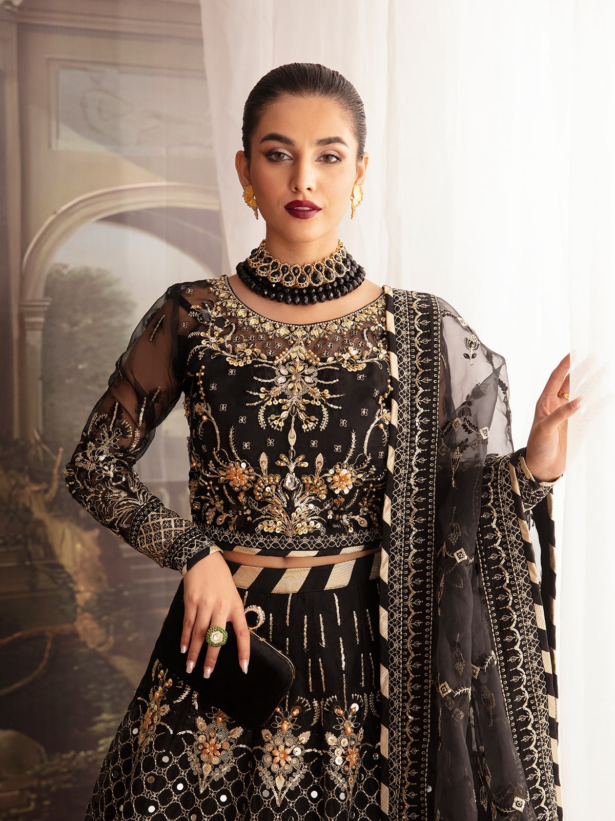Gulaal Unstitched 3 Piece Luxury Pret Vol-02 Collection'2023-Stella GL-LP-V2-13