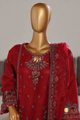 Mahpara By Sada Bahar Stitched 3 Piece Festive Formals Vol-09 Collection'2024-B-22-Maroon