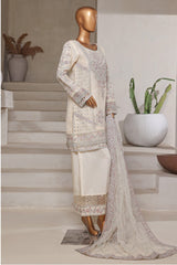 Mahpara by Sada Bahar Stitched 3 Piece Festive Formals Vol-16 Collection'2025-B-30-Off White