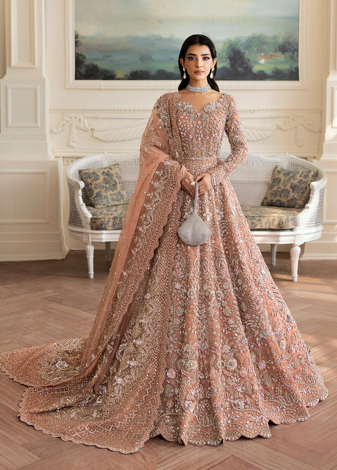 The Love Affair By Gulaal Unstitched 3 Piece Bridal Collection'2025Miraya