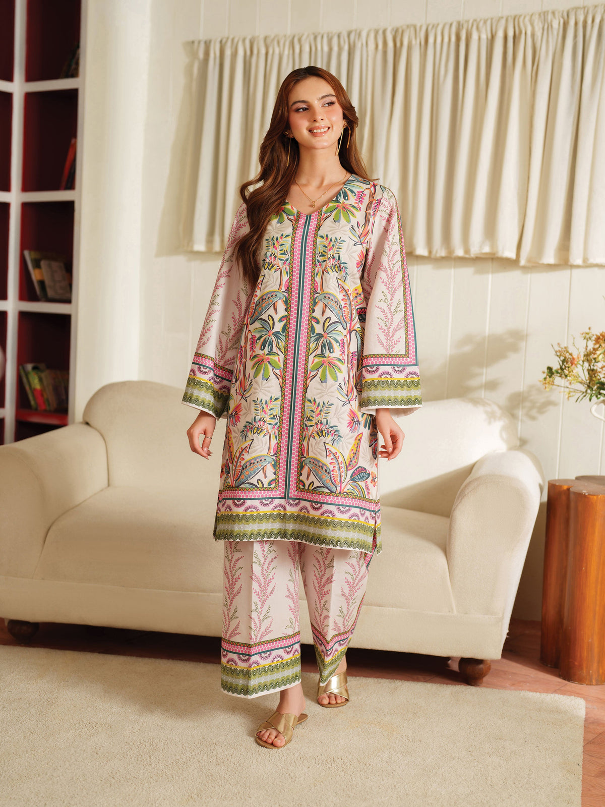 The Bloom Edit by Garnet Stitched 2 Piece Summer Collection'2025-Ballet
