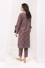 Blumm by Esra Stitched 2 Piece Printed Cambric Collection'2022-BES-03-Blue
