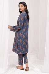 Blumm by Esra Stitched 2 Piece Printed Cambric Collection'2022-BES-05-Blue