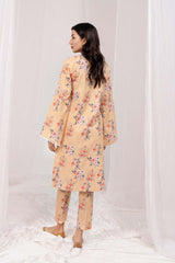 Blumm by Esra Stitched 2 Piece Printed Cambric Collection'2022-BES-06-Fawn