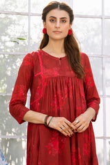 Aayra Stitched Summer Collection'2025-AY362 - Berry Bail Frock