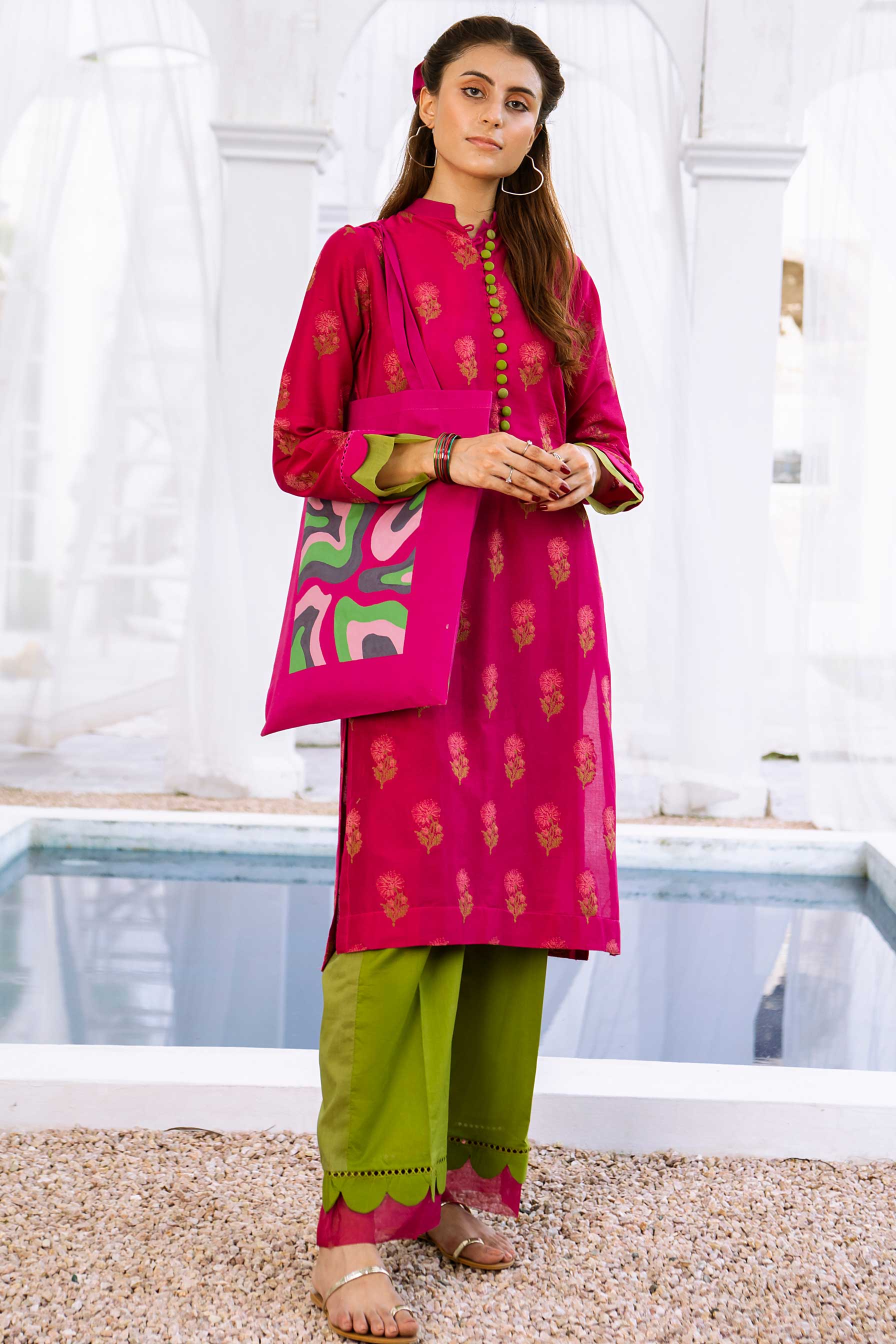 Aayra Stitched Summer Collection'2025-AY0038 - Dhalia Life 2Pc