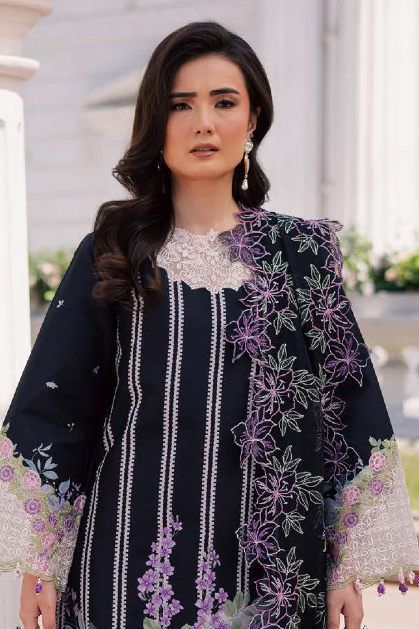 Ivy Bloom By Parishay Unstitched 3 Piece Printkari Lawn Vol-02 Collection'2025-BLOOM-02