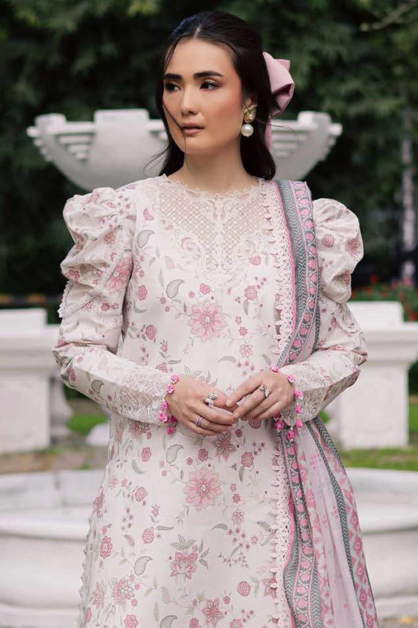 Ivy Bloom By Parishay Unstitched 3 Piece Printkari Lawn Vol-02 Collection'2025-BLOOM-03