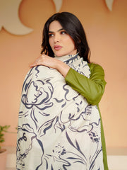 Tng By Md Odhni Collection-Doodle Art  (Beige)