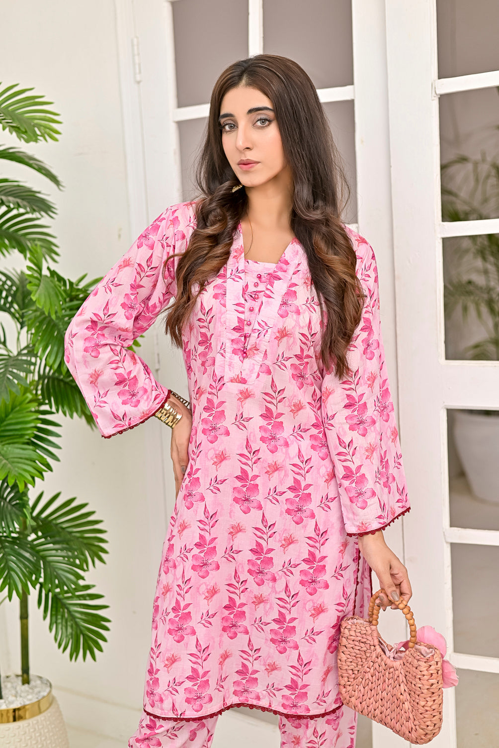 Silcot Stitched Summer Collection'2025-Pink Reverie