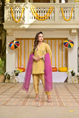 Silcot Stitched Summer Collection'2025-Marigold Bloom M-elegance