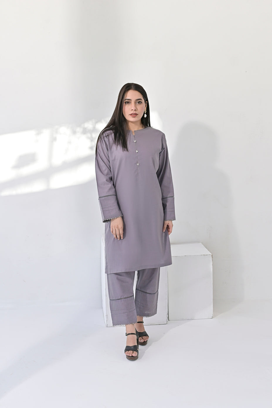 Silcot Stitched Summer Collection'2025-Airy Aesthetic Minimalist Mauve
