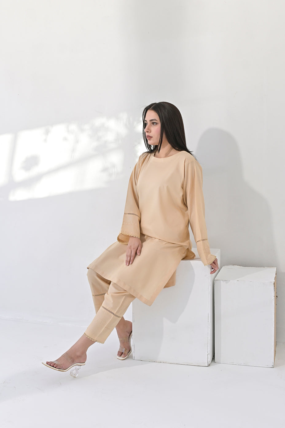 Silcot Stitched Summer Collection'2025-Breezy Belle Classic Beige