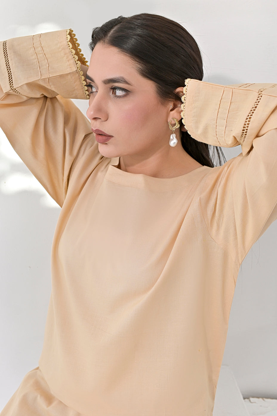 Silcot Stitched Summer Collection'2025-Breezy Belle Classic Beige