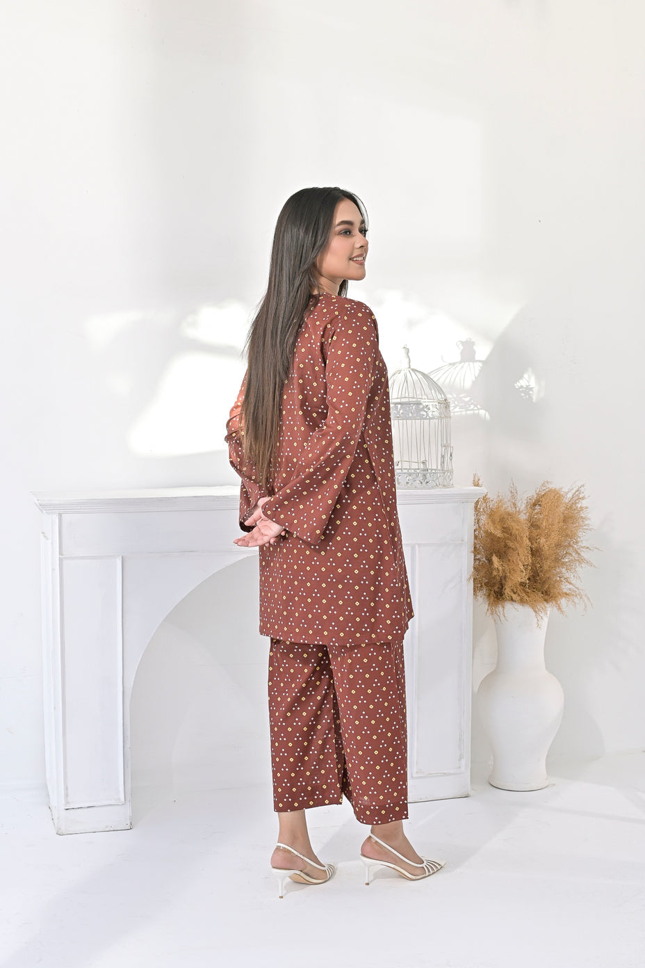 Silcot Stitched Summer Collection'2025-Petal Whispers Polka Dot Set
