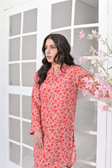 Silcot Stitched Summer Collection'2025-Spring Fling Scarlet Co-ord