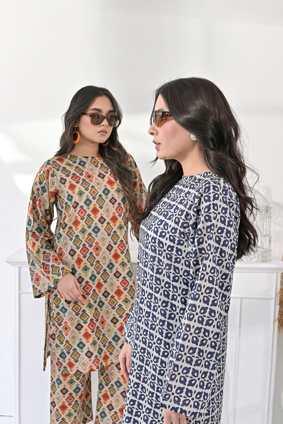 Silcot Stitched Summer Collection'2025-Boho Chic Printed Ensemble
