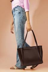 Fineur The New Pyramid - Brown Tote Bag
