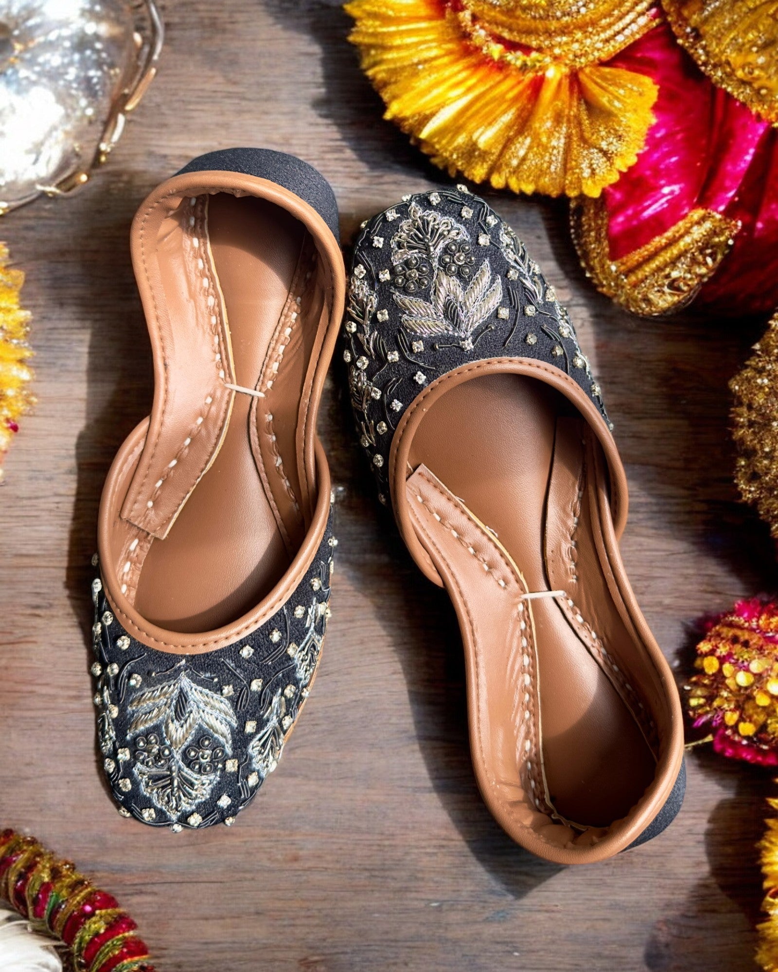 Black Diwali Footwear