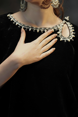 Lux Edit By Zaaviay Stitched Black Beauty (Two Piece)