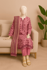 Almeerah Unstitched 3 Piece Luxe Summer Collection'2025-Blush Pink Aura