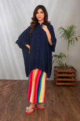 Broshia Linen 2 Pc Suit - Elegant and stylish women's wear from leading brands in Pakistan, crafted with soft linen fabric for a perfect fit and modern look.