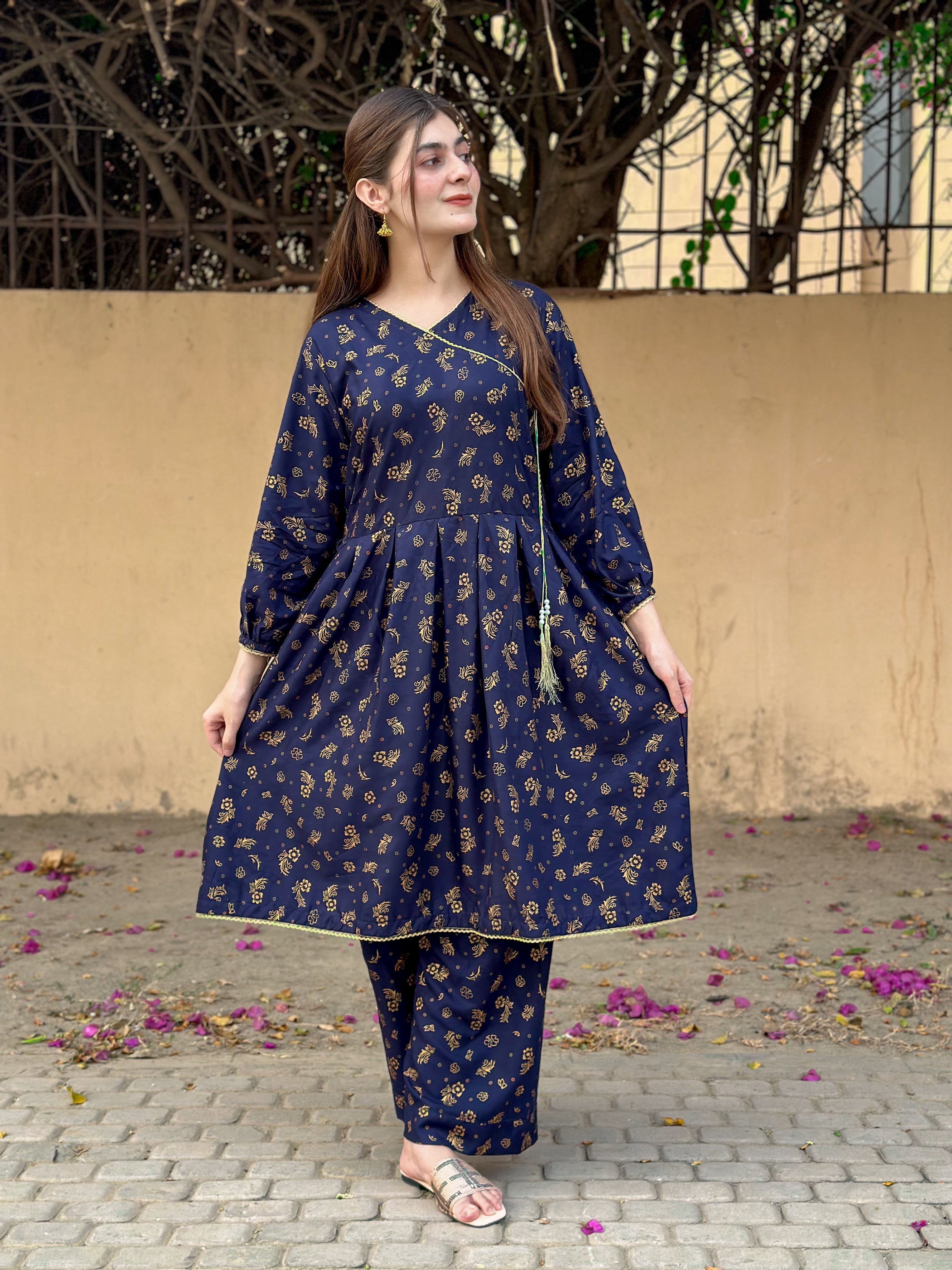 BK Clothings Noor Jaha Blue