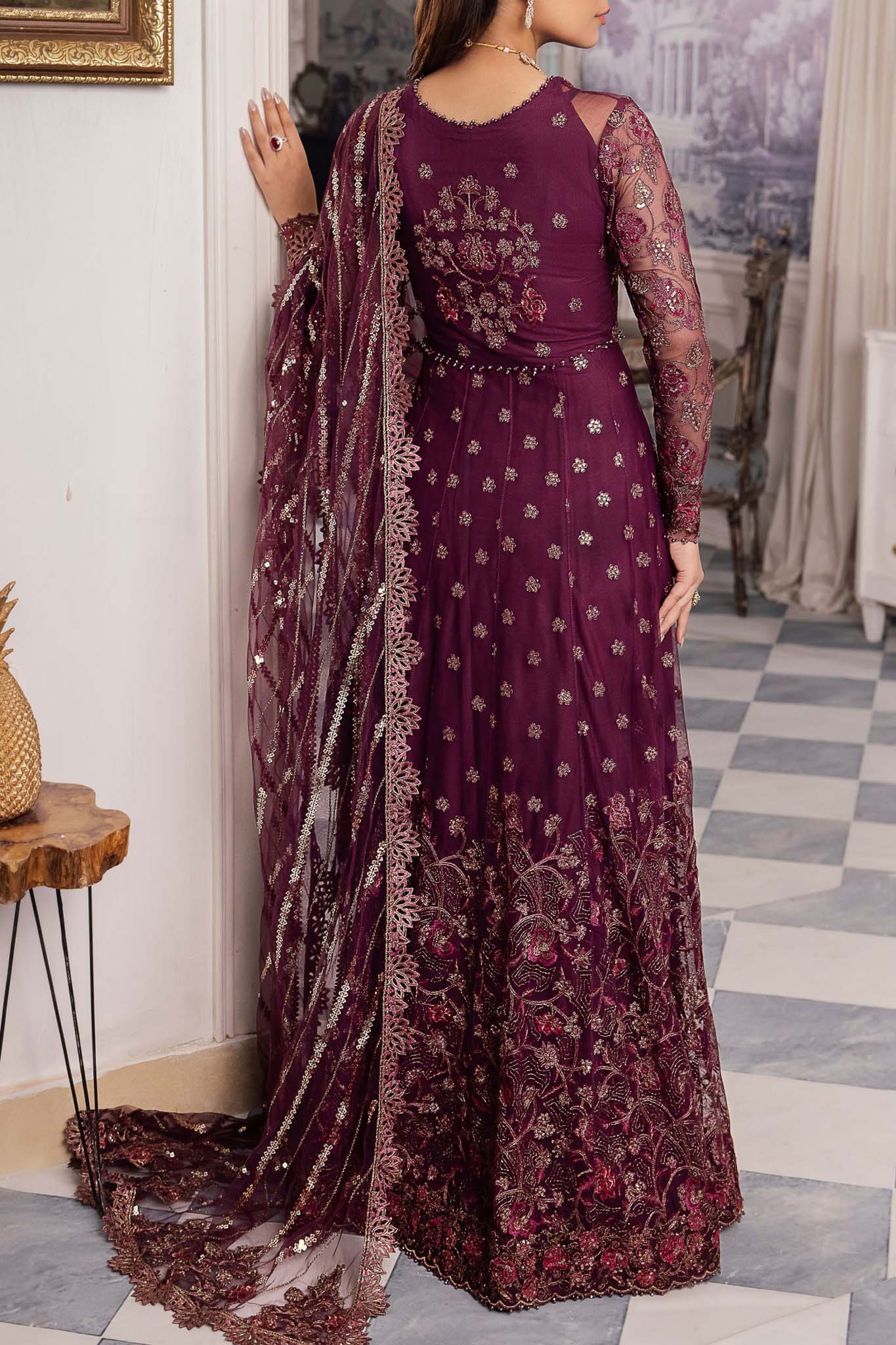 Chinon by Iznik Unstitched 3 Piece Luxury Chiffon Collection'2024-CC-37-Aida