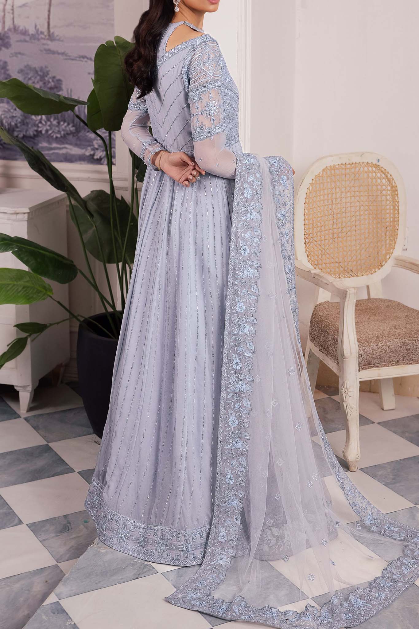 Chinon by Iznik Unstitched 3 Piece Luxury Chiffon Collection'2024-CC-38-Izara