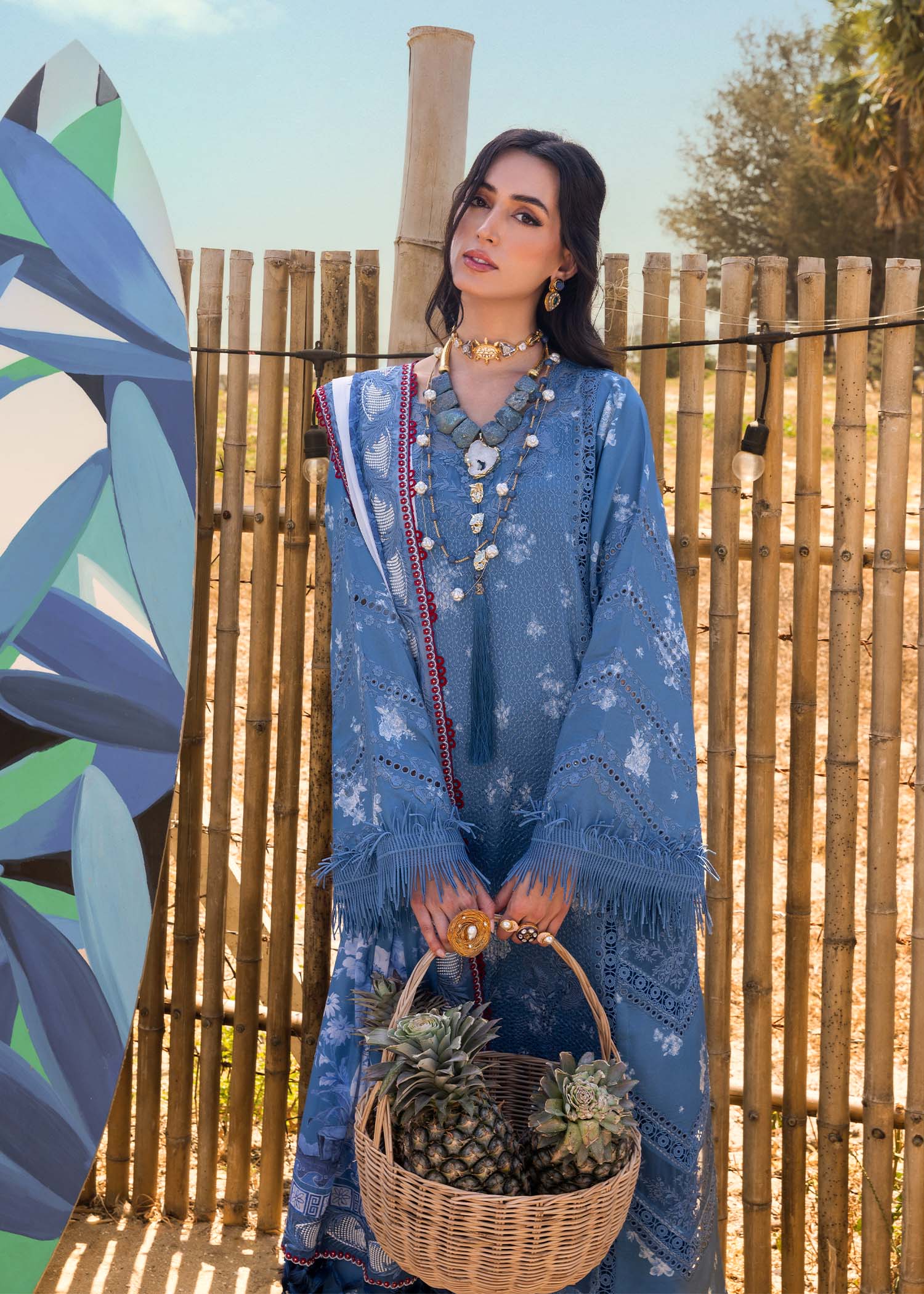 Saira Shakira Unstitched 3 Piece Luxury Lawn Collection'2025-CECIL-A