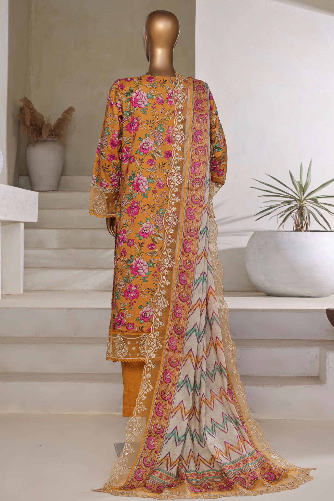 Amyrah By Sada Bahar Stitched 3 Piece Emb Festive Vol-03 Collection'2025-CKD-1058-Golden