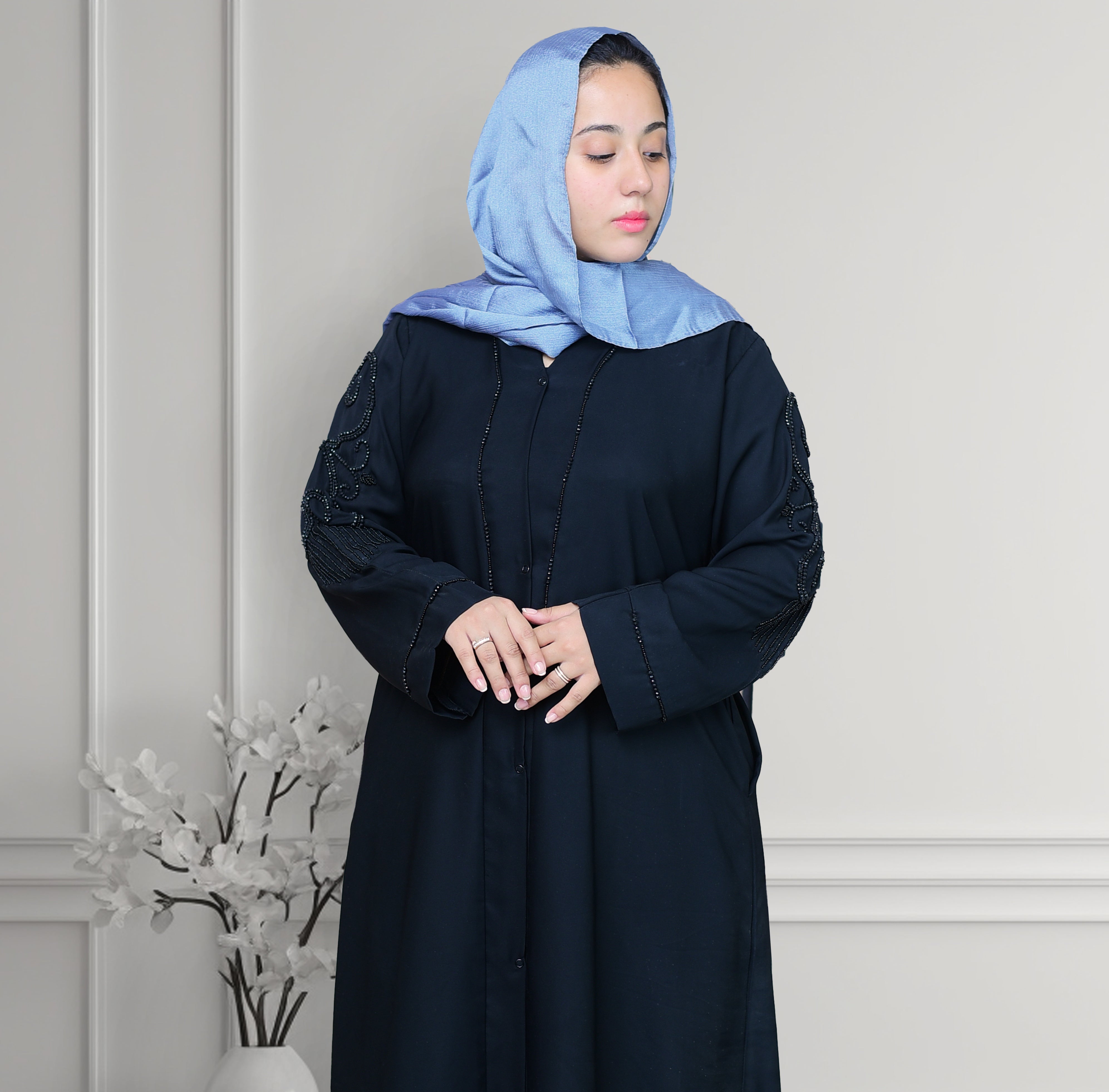 Bustangi Black Pearl Abaya