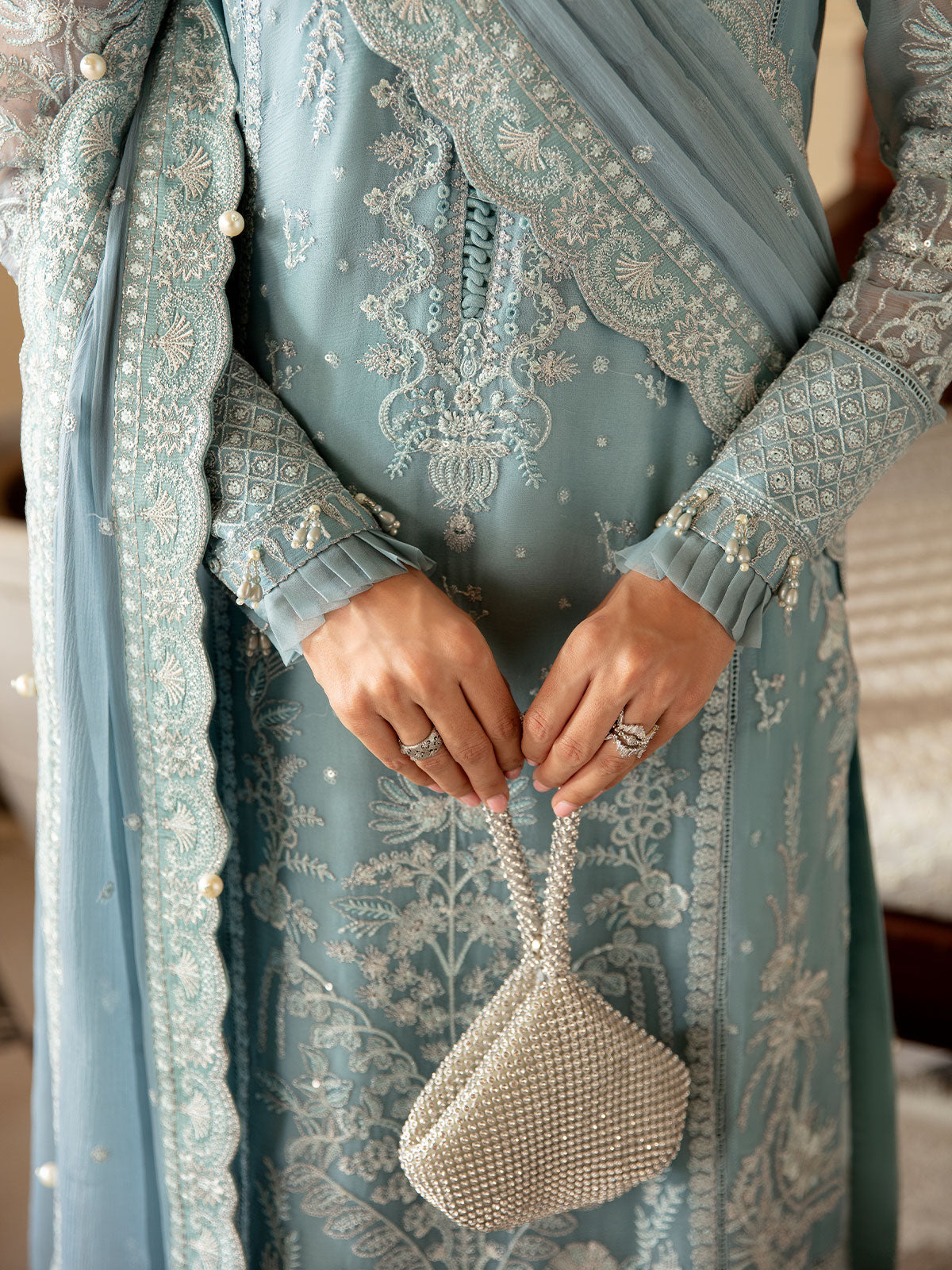 Gulaal Unstitched 3 Piece Emb Chiffon Vol-01 Collection'2023-Calypso GL-EC-23V1-05