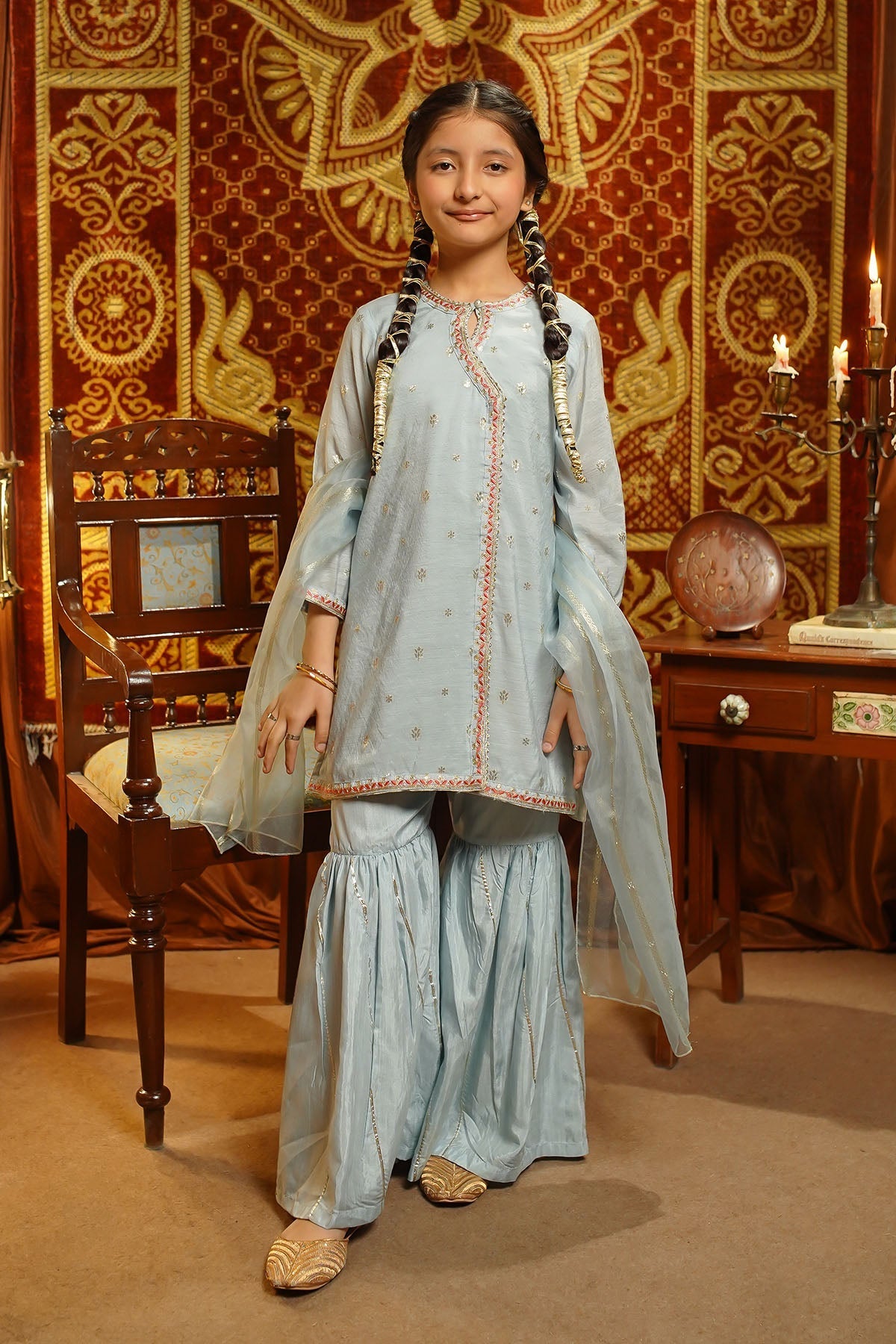 Elegant Cotton Silk Embroidered 3 Pc Suit ? Stylish and comfortable cotton 3 PCs suits