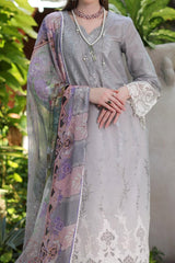 Noor By Saadia Asad Unstitched 3 Piece Luxury Chikankari Lawn'2024-D-01-B