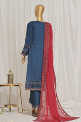 Afsany by Sada Bahar Stitched 3 Piece Luxury Chiffon Vol-11 Collection'2024-CF-06-Blue